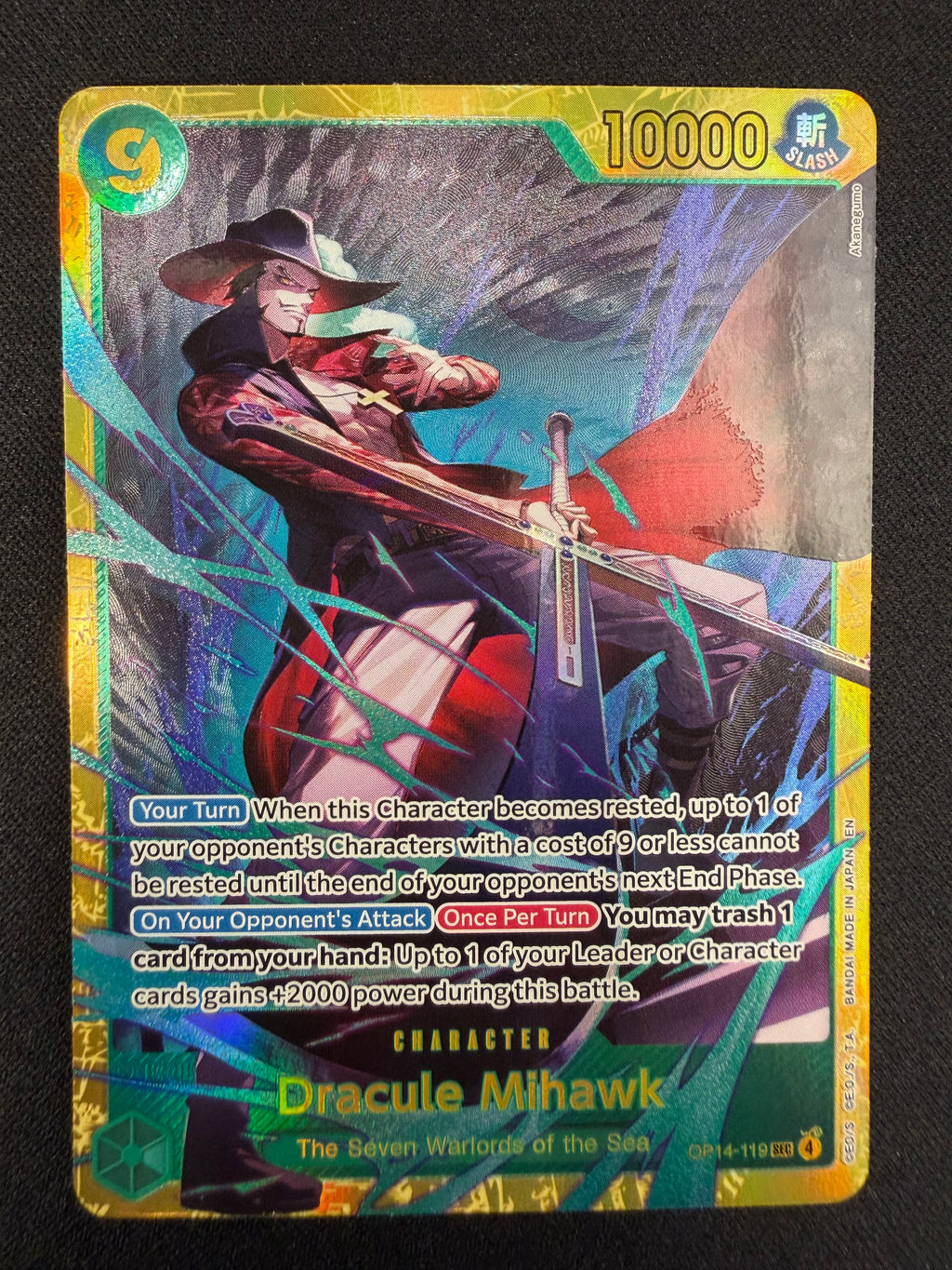 Dracule Mihawk OP14-119 SEC NM