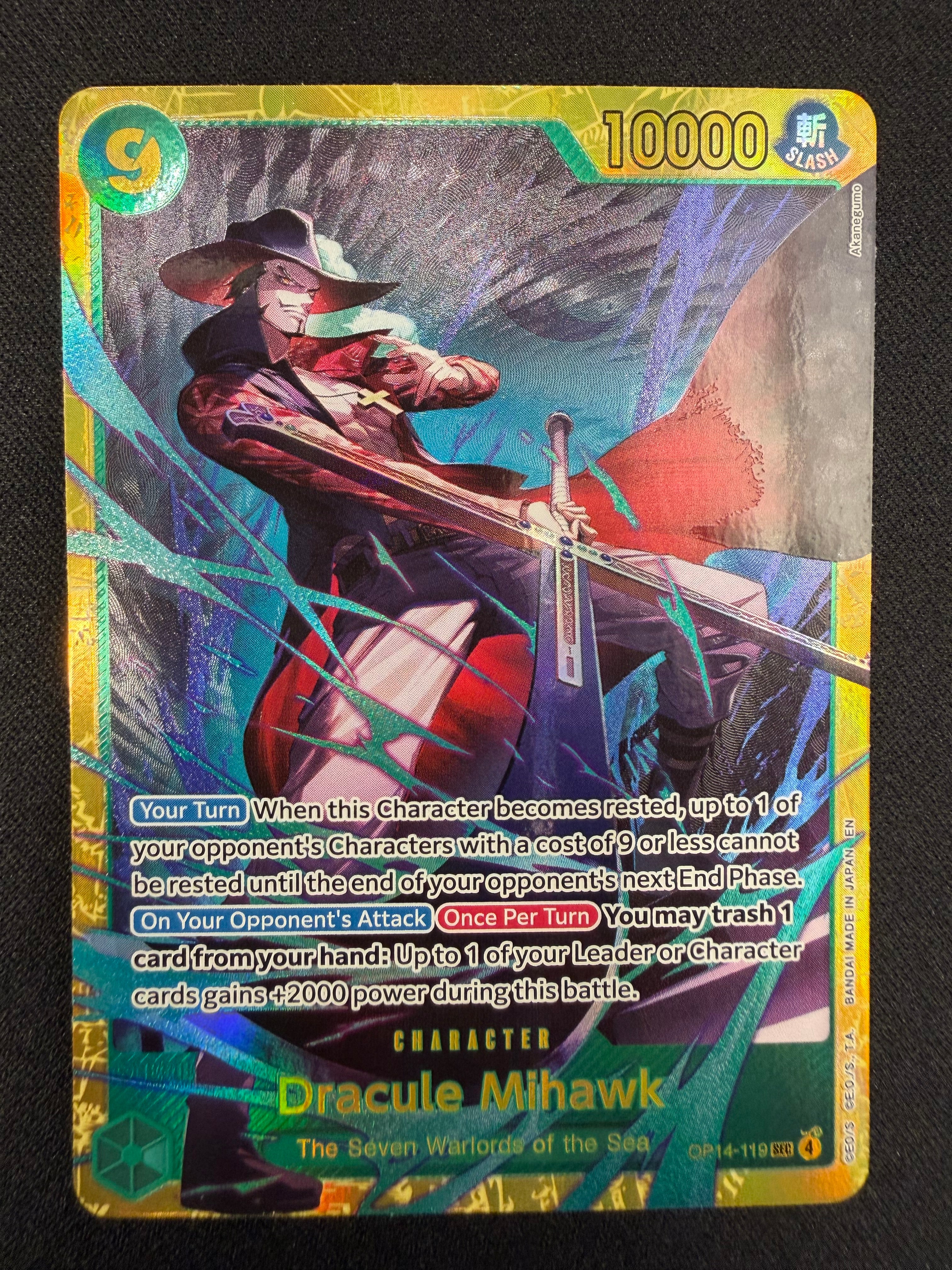 Dracule Mihawk OP14-119 SEC NM
