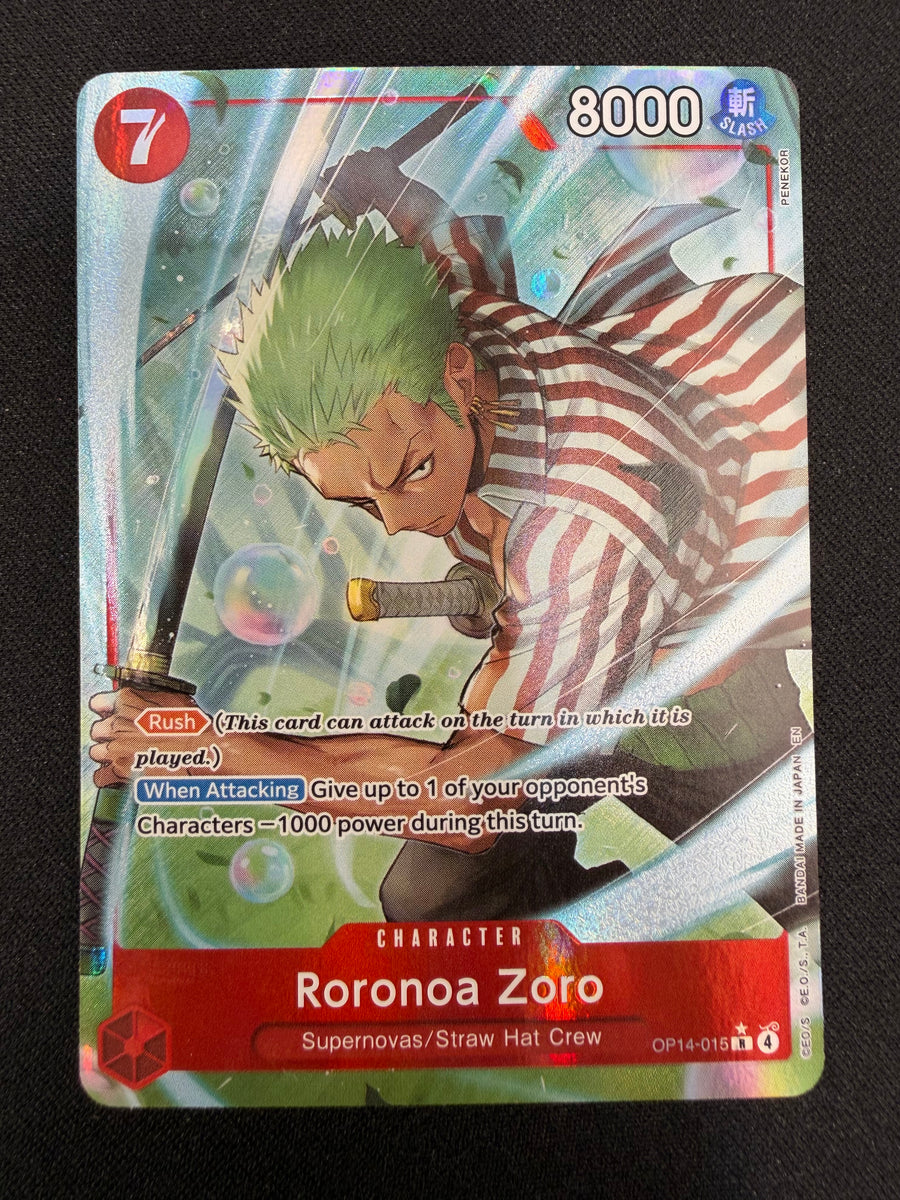 Roronoa Zoro OP14-015 R Alt NM