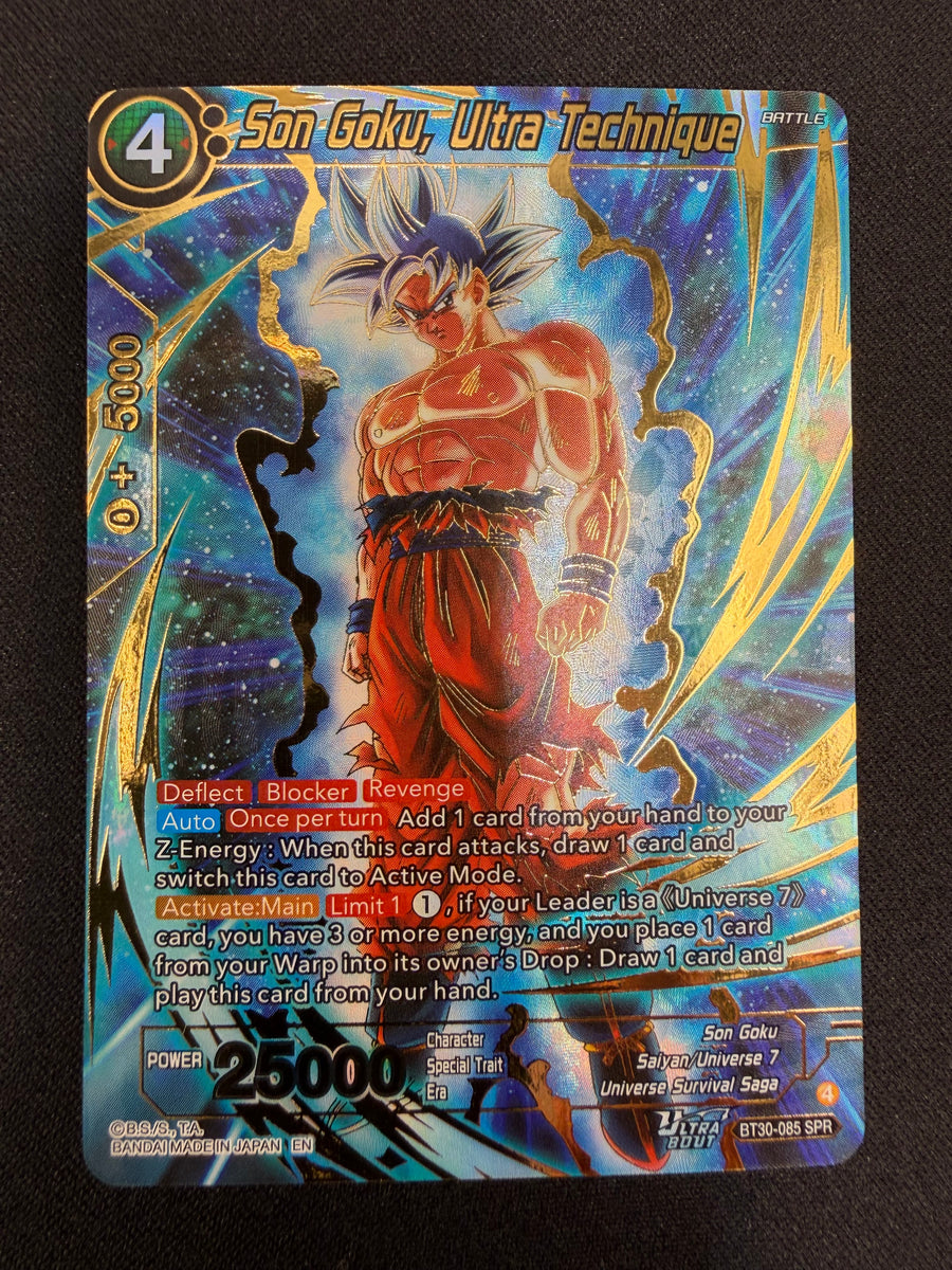 Son Goku, Ultra Technique BT30-085 SPR NM