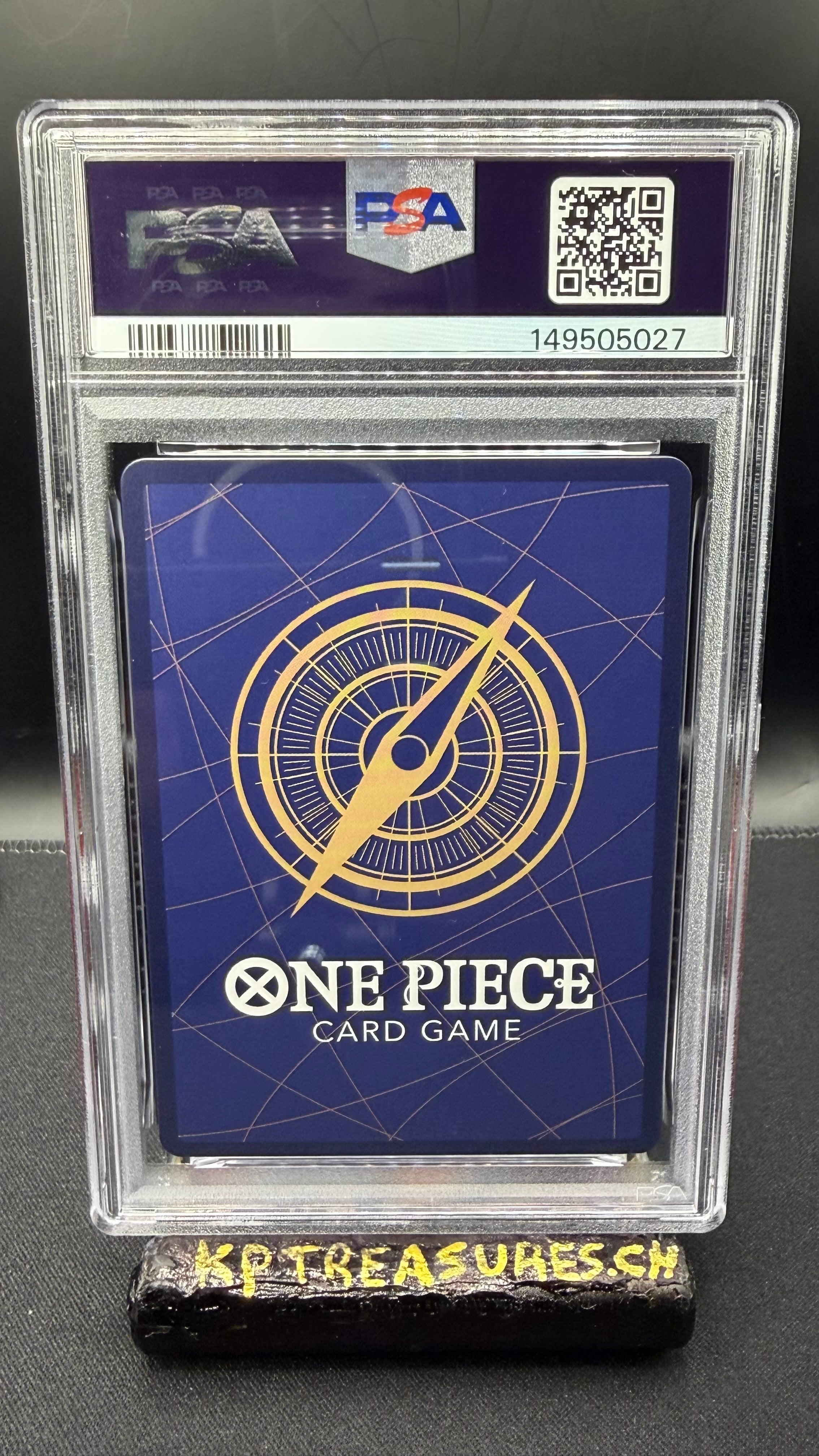 2025 ONE PIECE JAPONAIS OP13 OP09-004 SHANKS 3ÈME ANNIVERSAIRE-ARGENT PSA 9