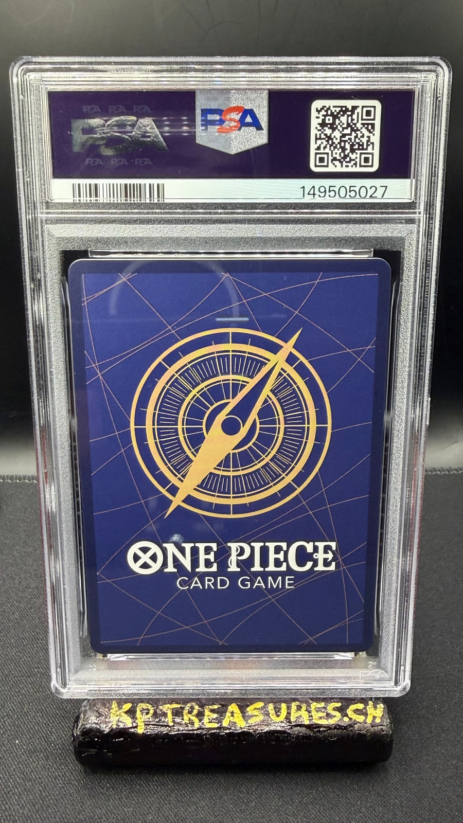 2025 ONE PIECE JAPANISCH OP13 OP09-004 SHANKS 3RD ANNIVERSARY-SILVER PSA 9