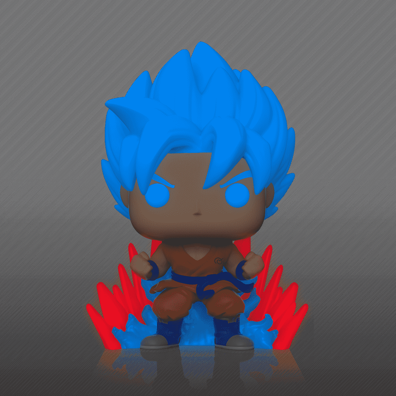 Funko Pop! SSGSS Goku (Kaio-ken Times Twenty) (Glow) 1256