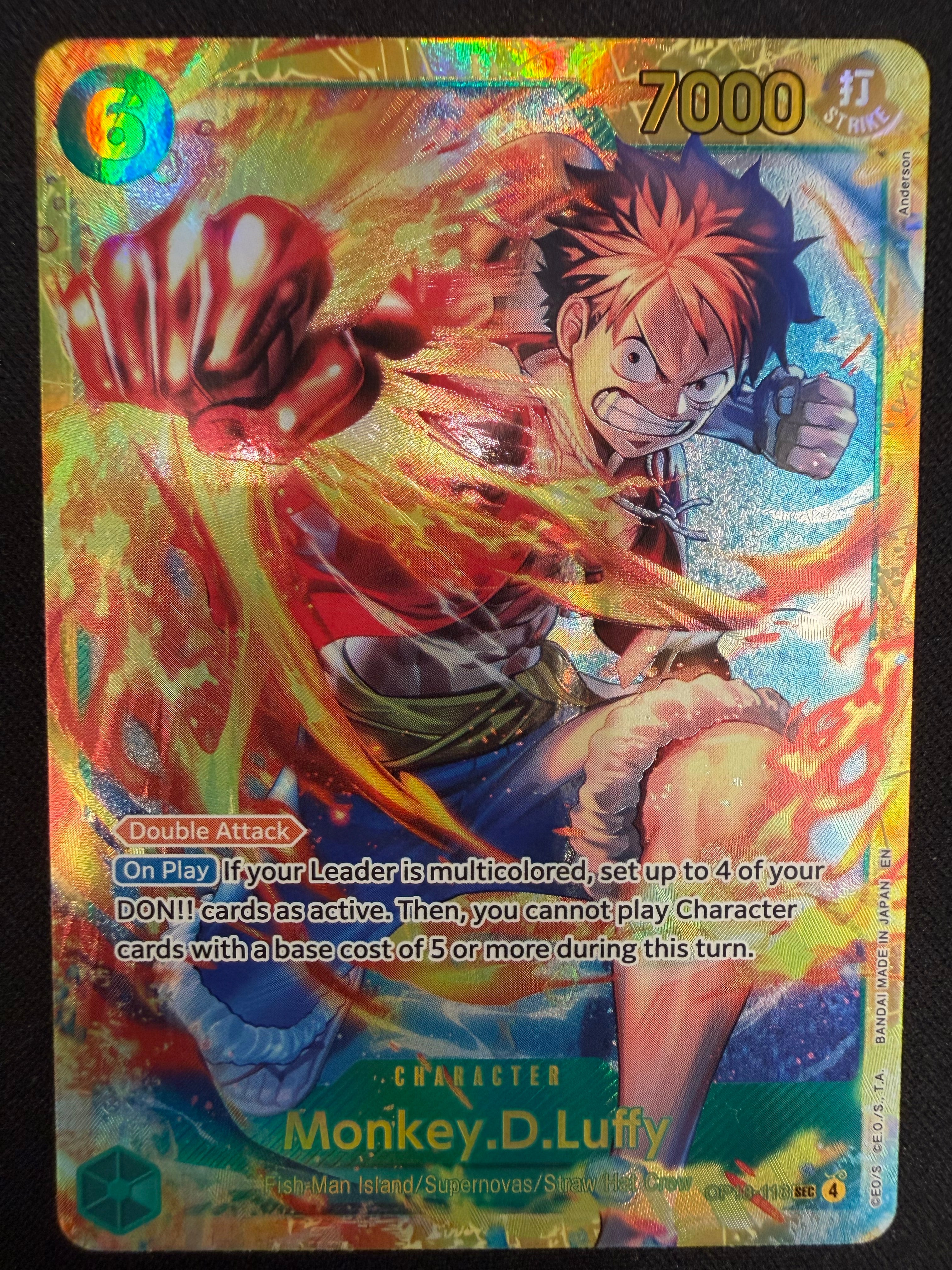 Monkey.D.Luffy OP13-118 SEC NM
