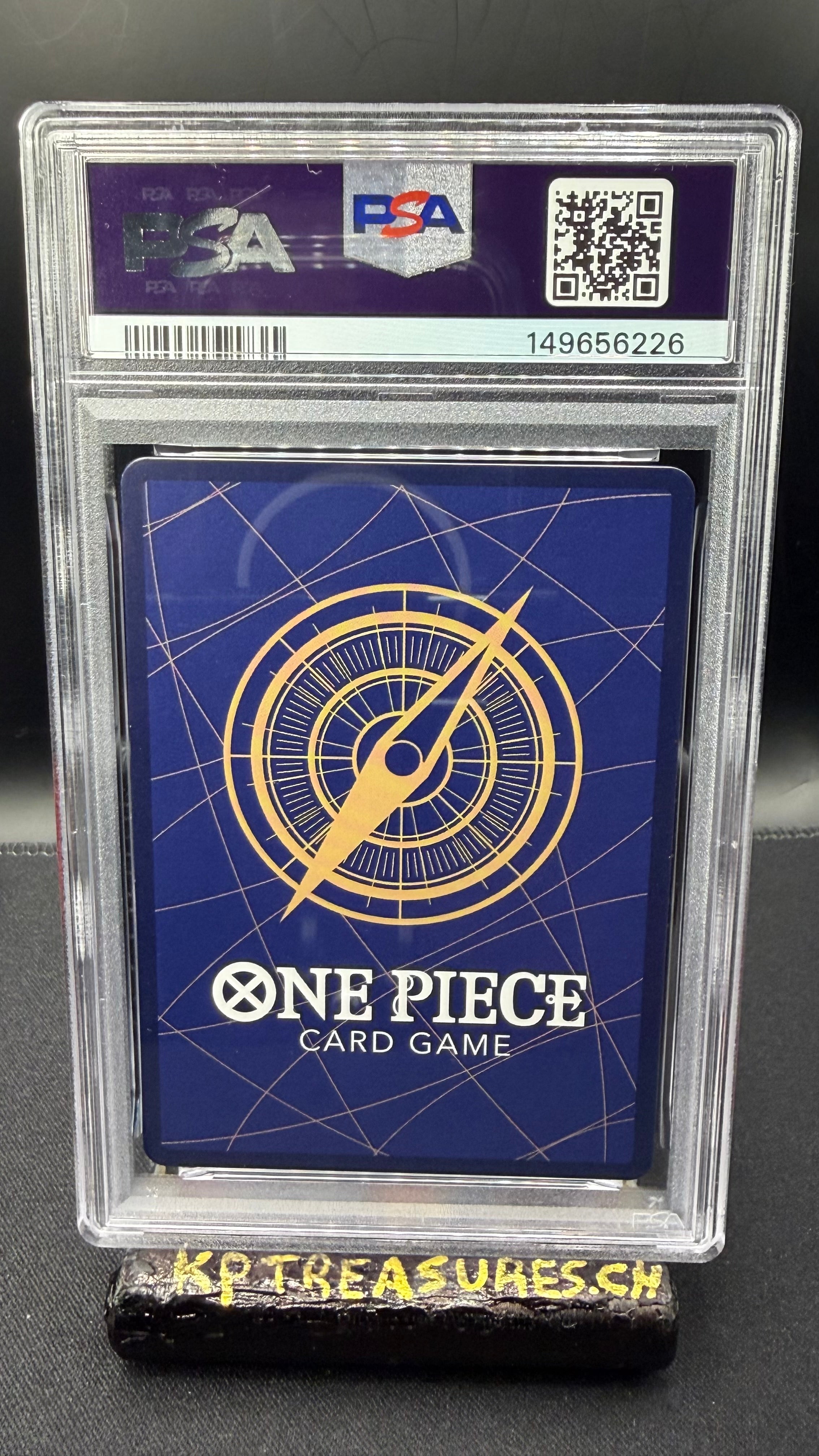 2025 ONE PIECE JAPANISCH EB03-018 TASHIGI SPECIAL ALTERNATIVE KUNST PSA 10