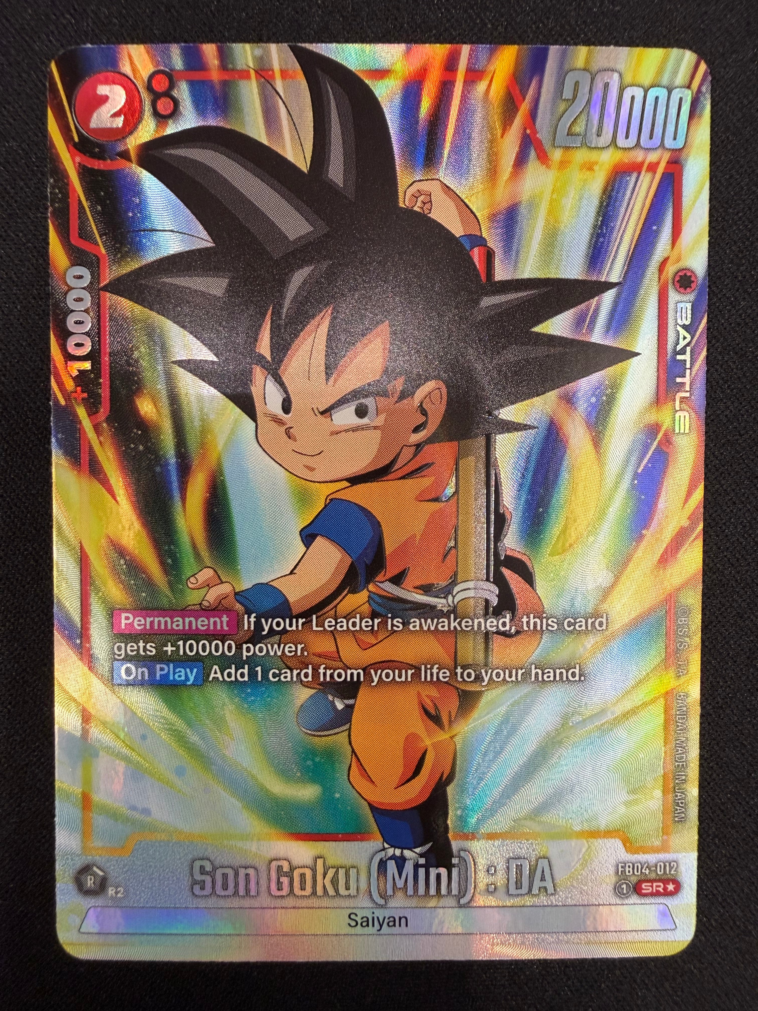 Son Goku (Mini) : DA FB04-012 SR Parallèle NM