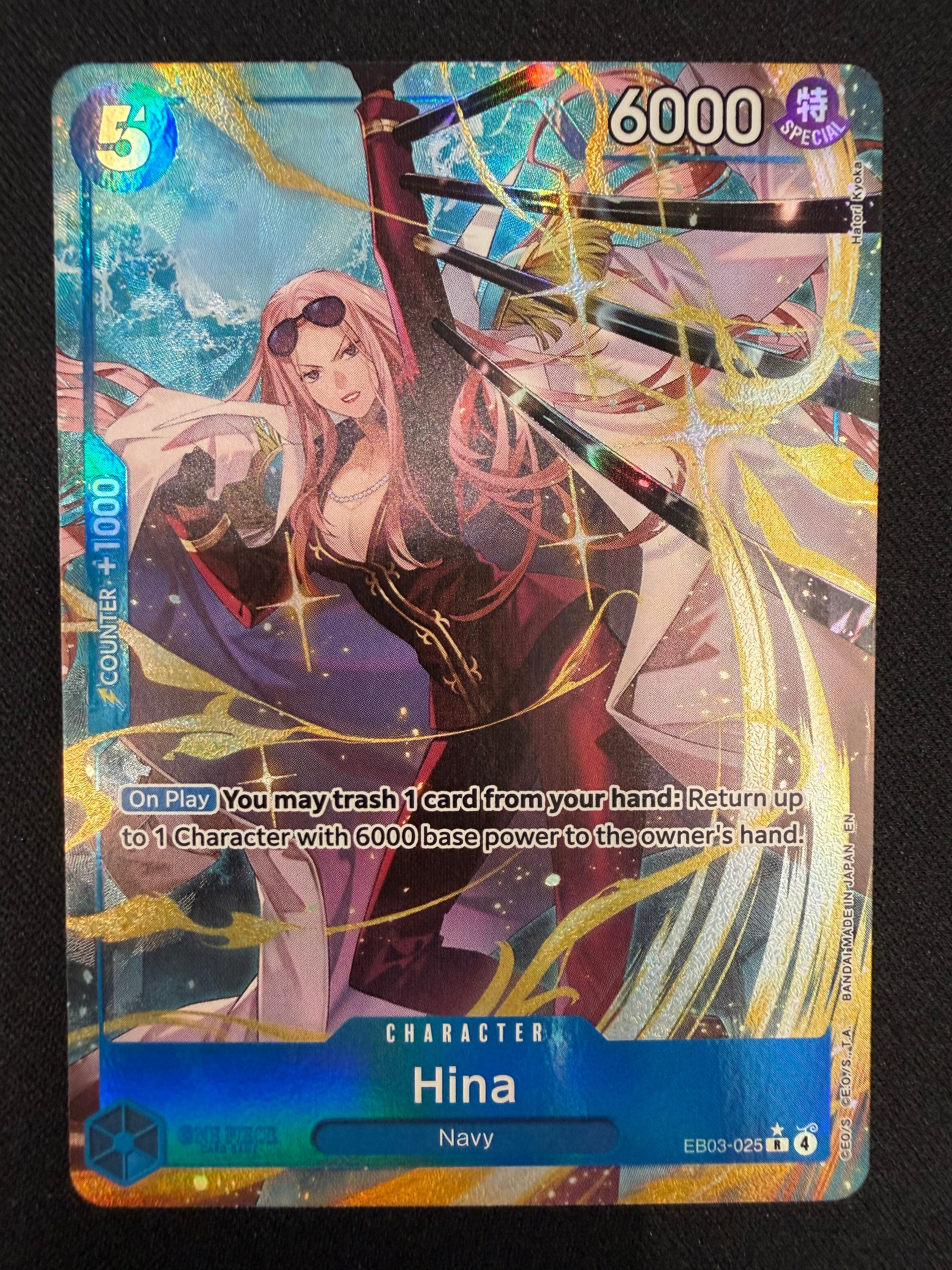 Hina EB03-025 Rare Parallel NM