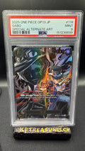 2025 ONE PIECE JAPANISCH OP13 OP07-118 SABO SPEZIELLES ALTERNATIVES ART PSA 9