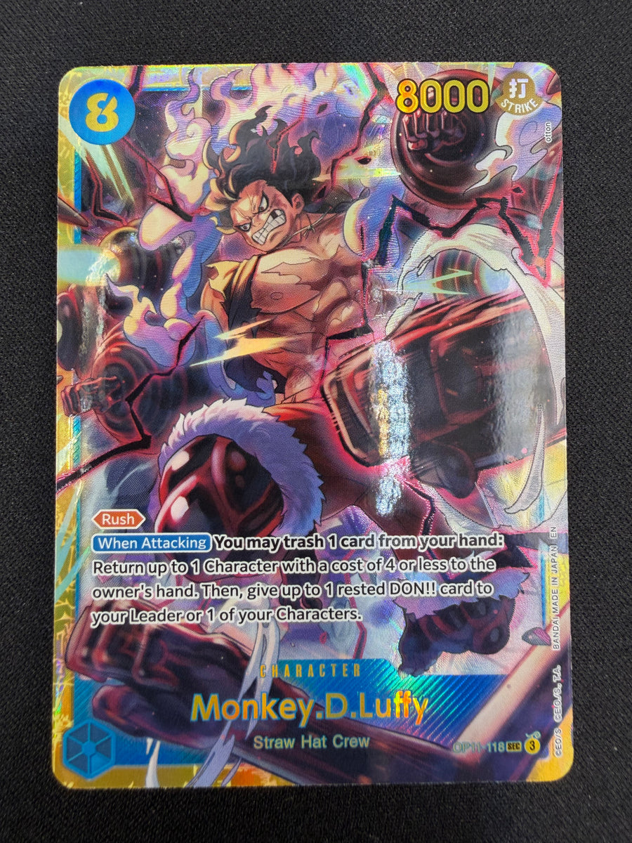 Monkey.D.Luffy OP11-118 SEC NM