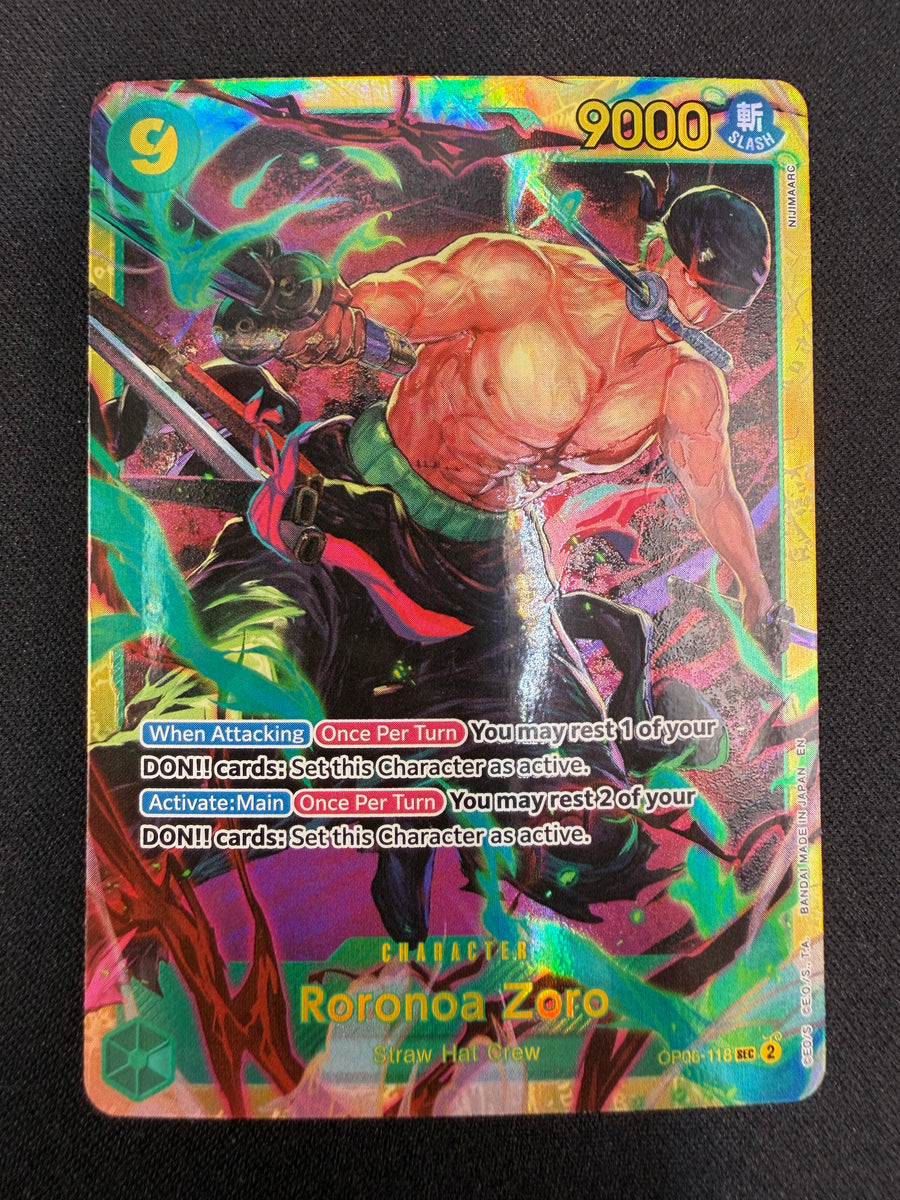 Roronoa Zoro OP06-118 SEC NM