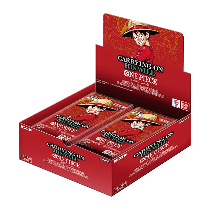 One Piece Card Game OP13 Carrying on His Will Booster Display – English Sealed Box (24 packs)